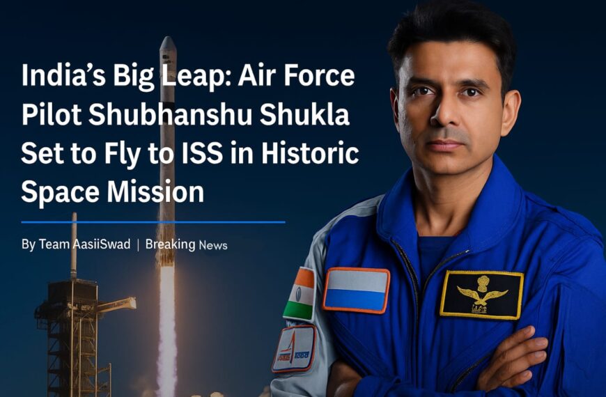 The first Indian man will go to the ISS on 10 June 2025
